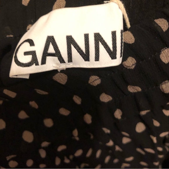 Ganni Polka Dot Print Midi Skirt - Picture 7 of 7